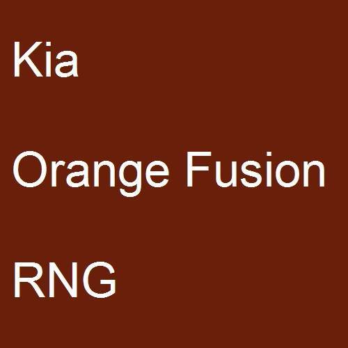 Kia, Orange Fusion, RNG.